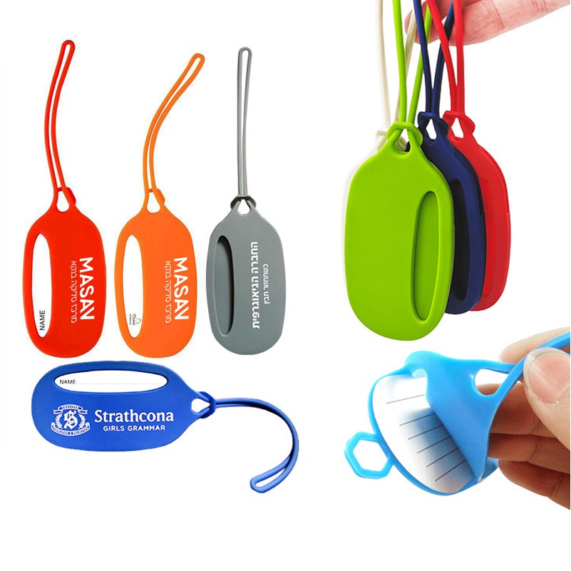 Coloured Silicone Luggage Tag